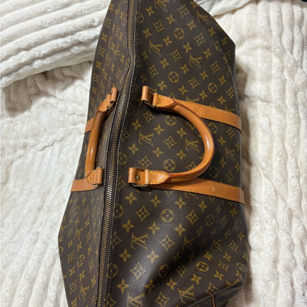 Louis Vuitton Brown Monogram Duffel Bag